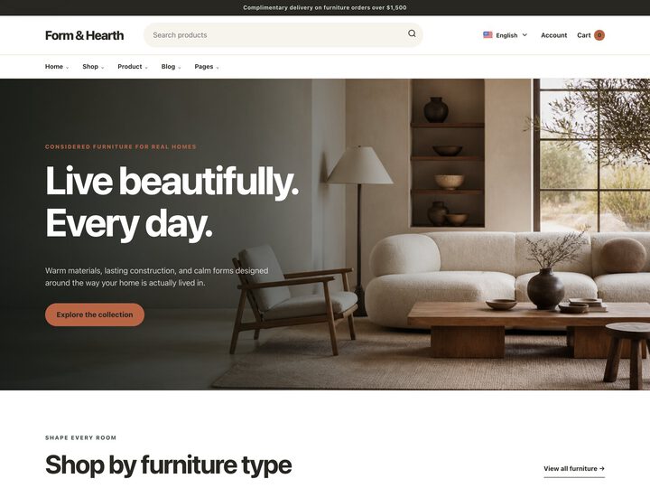 Example StoreAdept storefront